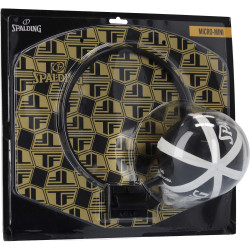 Spalding TF Micro Mini Backboard Set Black/Gold