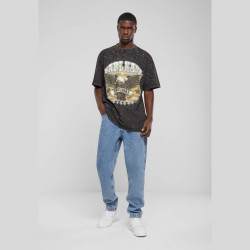 Karl Kani Woven Signature Washed Eagle Tee black