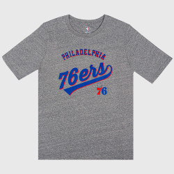 OUTERSTUFF CLASSIC SS TRIBLEND TEE PHILADELPHIA 76ERS GREY