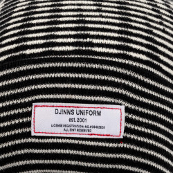 DJINN'S Basic Beanie Stripeshadow black/white