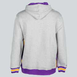 Mitchell & Ness NBA Pinnacle Heavyweight Fleece Hoody UTAH JAZZ GREY HEATHER / PURPLE