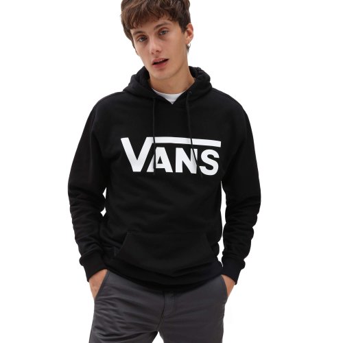 VANS CLASSIC PULLOVER HOODIE II BLACK/WHITE