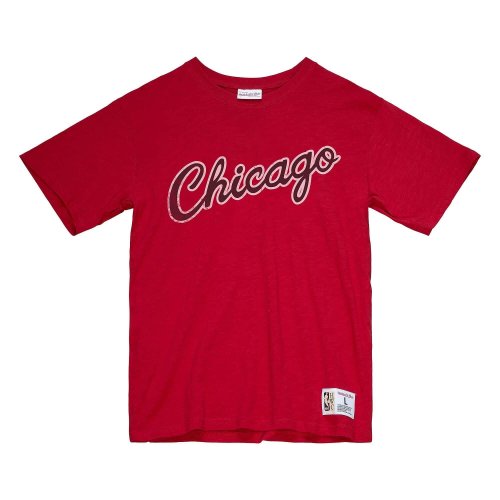 Mitchell & Ness Legendary Slub SS Tee CHICAGO BULLS Scarlet