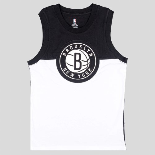 Outer Stuff Revitalize Tank Top Brooklyn Nets White/Black