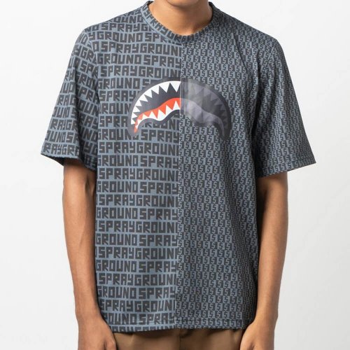 Sprayground Eclipse Split T-Shirt Black