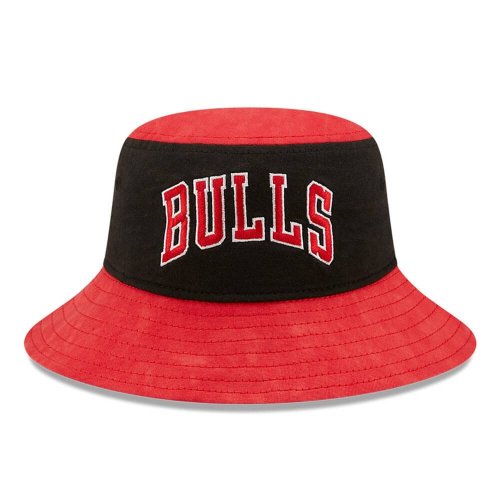 NEW ERA klobúk NBA Washed pack tapered bucket CHICAGO BULLS Red/Black
