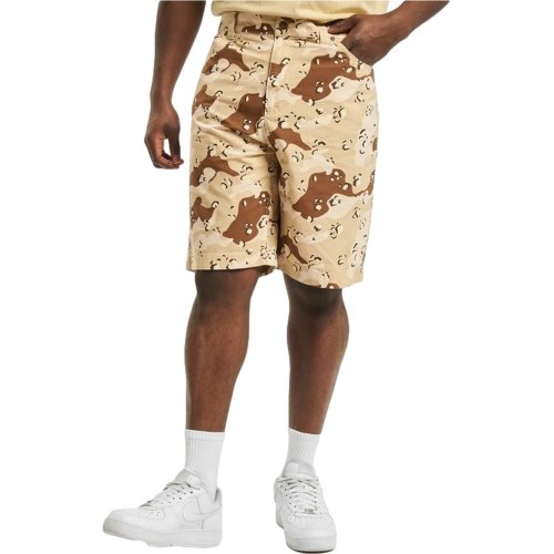 Karl Kani KK Small Signature Washed Camo Shorts sand