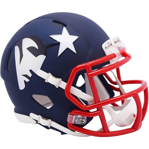 Miac Riddell Amp Mini Helmet New England Patriots