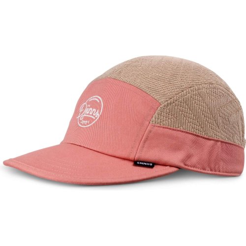 Šiltovka Djinn's 5 Panel Soft Flat Cap Summer Knit khaki/rose