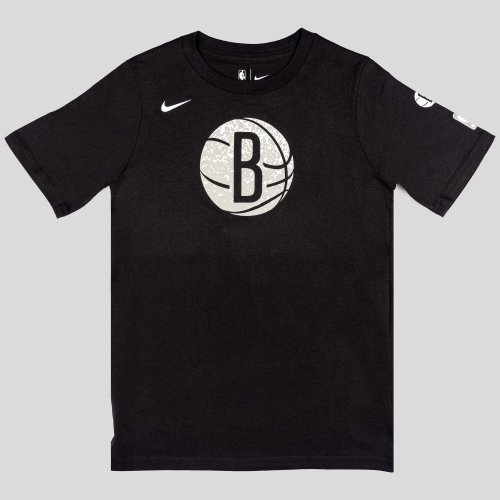 Nba Nike Essential Ss Cc Tee 8-20 Brooklyn Nets Black
