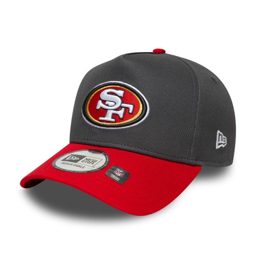 Šiltovka New Era San Francisco 49ers NFL Charcoal 9FORTY E-Frame Adjustable Cap tmavošedá
