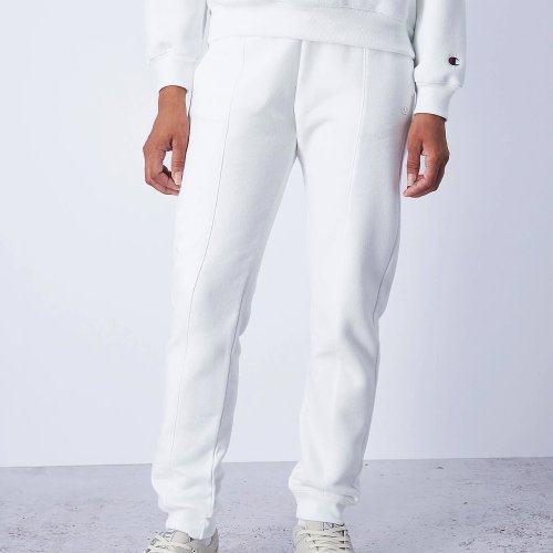 Champion Rib Cuff Pants White