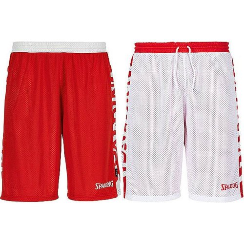 Spalding Essential Reversible Shorts Red/White