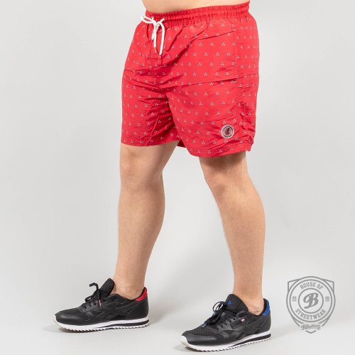 Kangol Cohen Swim Short True Red