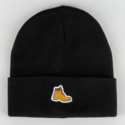 Timberland Boot Patch Beanie Black