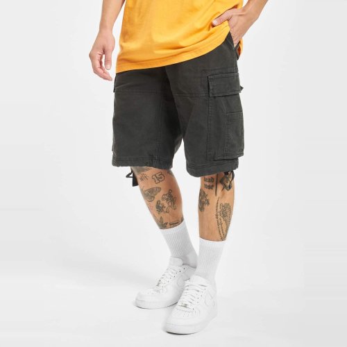 Kraťasy Brandit Lightweight so zipsovými vreckami čierne