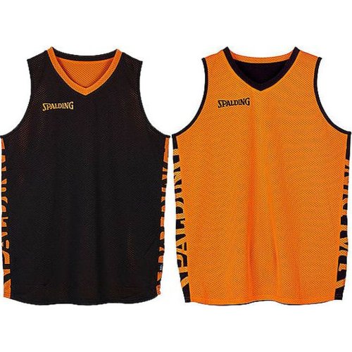 Spalding Essential Reversible Shirt Orange/Black