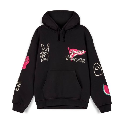 Grimey Wear Nablus Vintage Hoodie Black