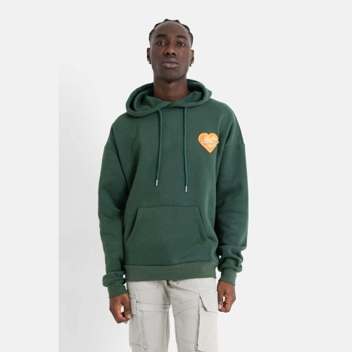 Sixth June Heart Pinned Hoodie Green