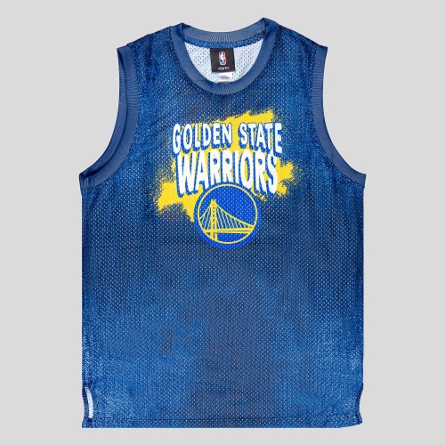 Outer Stuff Heating Up' Top - Player Specific Golden State Warriors Stephen Curry Indigo