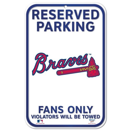 Wincraft Plastic Sign Atlanta Braves