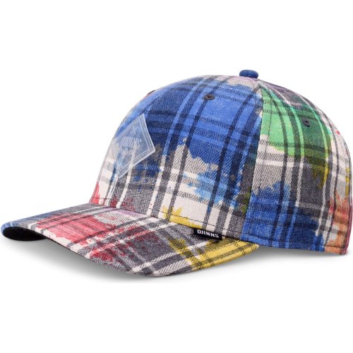Šiltovka Djinn's 6-Panel Truefit Cap Dirty Check multi