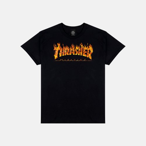 Thrasher T-Shirt Inferno Black