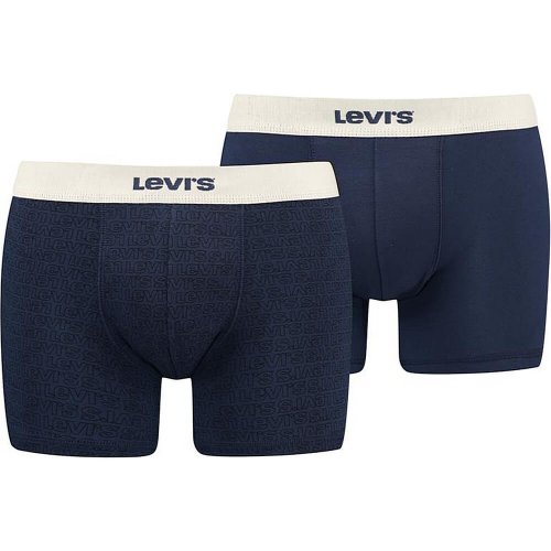 Levis Men Tonal Logo Aop Boxer Brief Org Co 2P Blue Combo