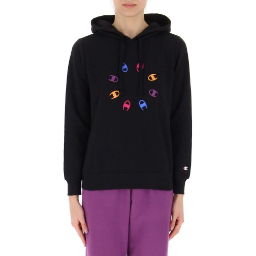 Champion Wmns Hooded Sweatshirt Black