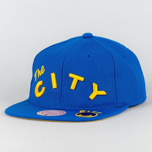 Mitchell & Ness DEAD REMIX DEADSTOCK SNAPBACK HWC GOLDEN STATE WARRIORS Blue