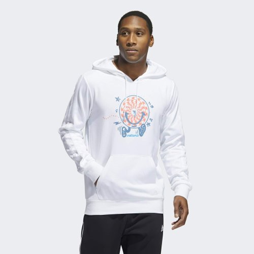 Adidas Men Trae Hoodie White