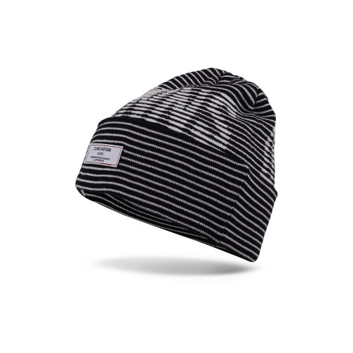 DJINN'S Basic Beanie Stripeshadow black/white
