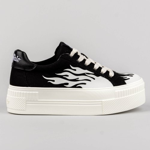 Buffalo Paired Flame Black/White (Organic Cotton)
