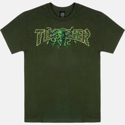 Thrasher Medusa T-Shirt Forest Green