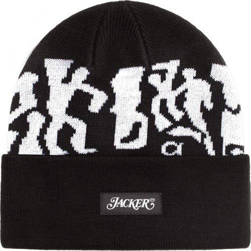 Čiapka Jacker Mirror Maze Beanie čierna