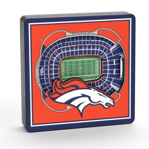 Youthefan Nfl 3D Stadiumview Magnet Denver Broncos (7Cm X 7Cm)