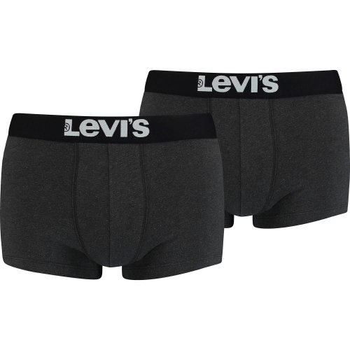 Levis Men Solid Basic Trunk 2P Anthracite Melange