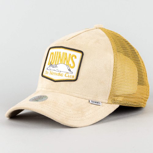 Šiltovka so sieťkou Djinn's HFT Cap DNC 3.0 Hairy Suede - khaki