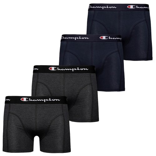 Champion Four Pack Jacquard Waistband Boxers Navy/Black
