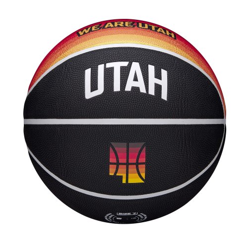 Wilson NBA Team City Collector Basketball Utah Jazz - Navy (sz. 7)