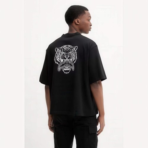 Tričko Sprayground Tiger Punk Boxy T-Shirt Black