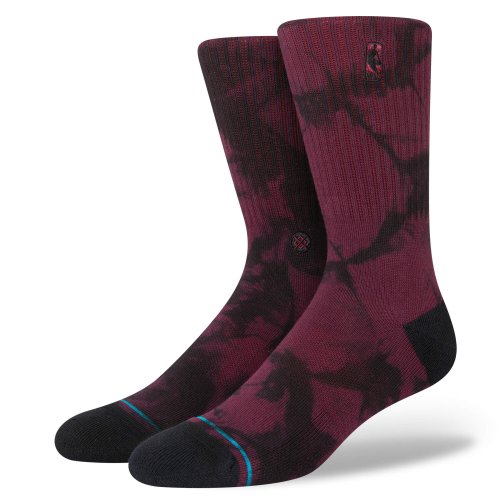 Stance Nba Logoman Dye Maroon