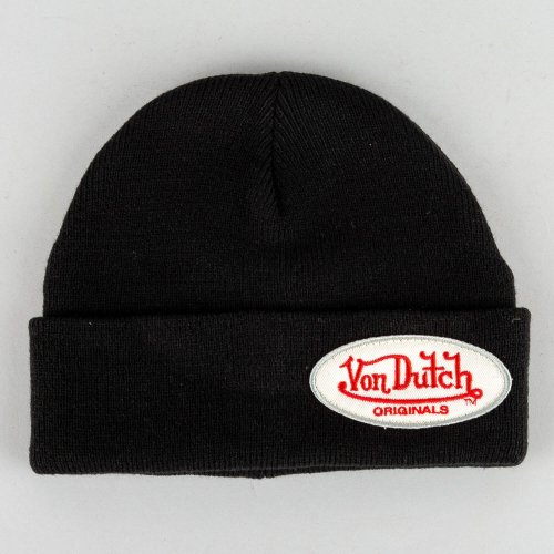 Von Dutch Originals Fisherman Beanie Conny Black