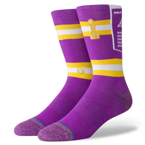 Stance Crew Nba Arena Collection Lakers Banner Purple