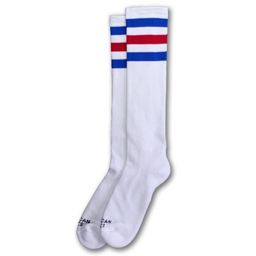 American Socks Ponožky American Pride Knee High White