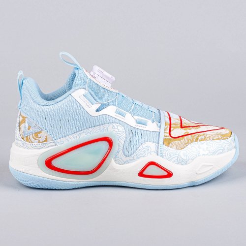 Detské basketbalové tenisky Peak Kids Basketball Shoes Big Triangle 2.0 Disc Lt.Blue