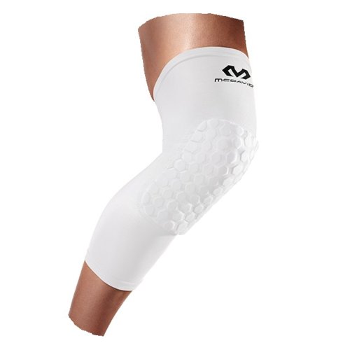 McDavid Hex Force HexPad Extended Leg Sleeves (chránič kolena - biely)
