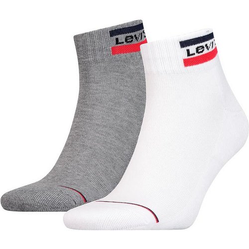 Levis Mid Cut Sprtwr Logo 2P White / Grey