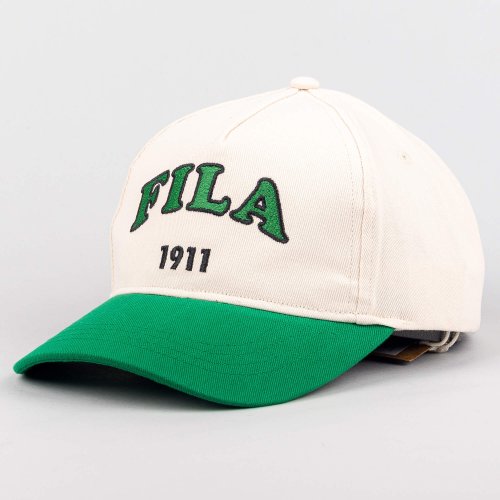 FILA TASHKENT Varsity Trucker hat Whitecap Gray-Verdant Green