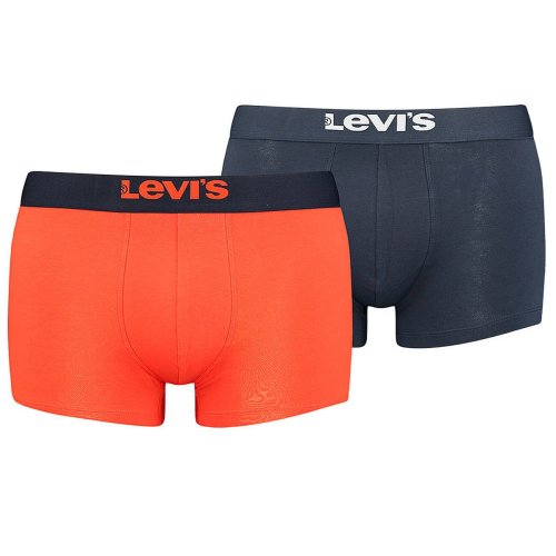 Levis Men Solid Basic Trunk Organic Co 2P Mandarin Red